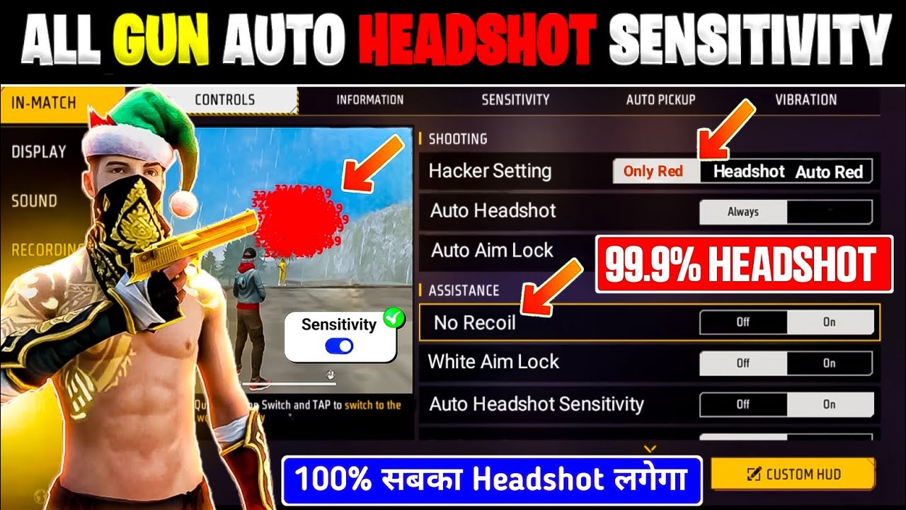 Free Fire Headshot Setting After Ob52 Update 2026⚡Best Sensitivity Settings ⚙️| Sensitivity Setting