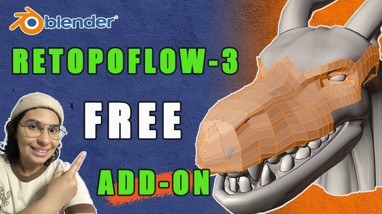 Blender İçin En İyi Ücretsiz Retopoloji Add-on: Retopoflow 3