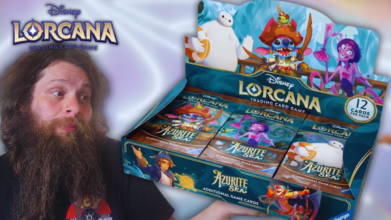 Lorcana Sunday: Cracking Another Azurite Sea Booster Box! 🌊✨