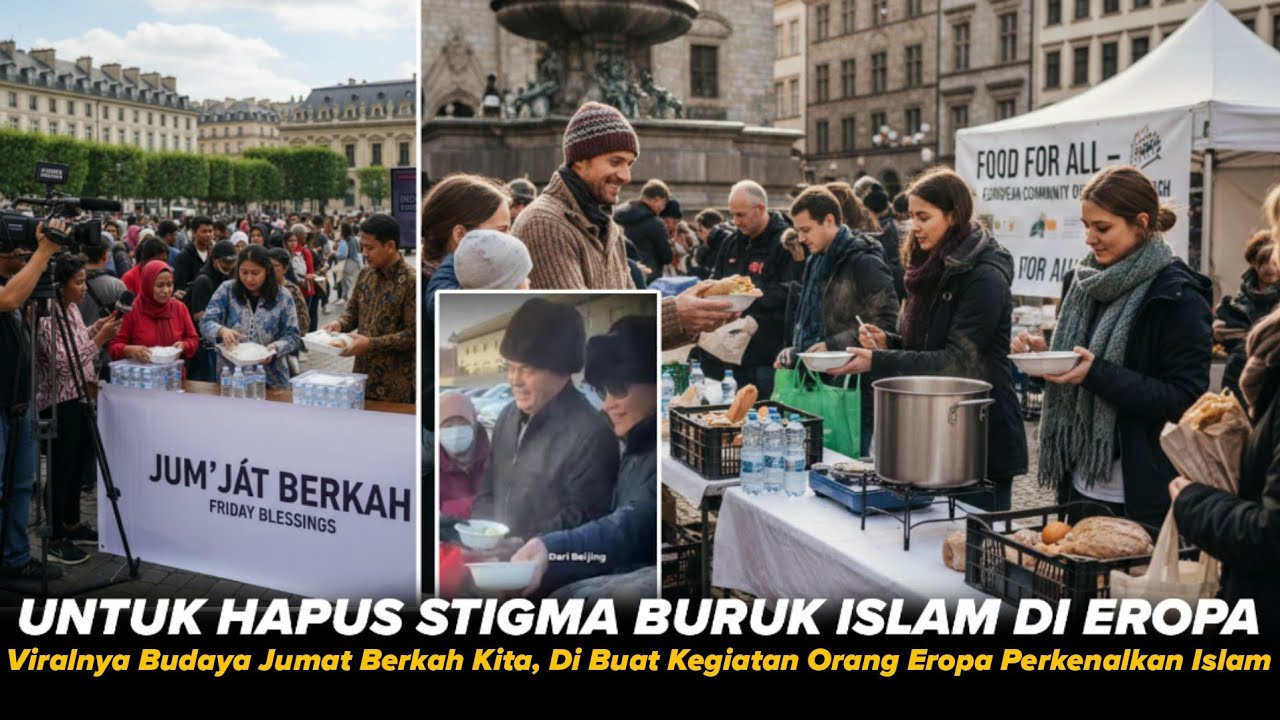 Budaya Kita Jadi Percontohan, Jumat Berkah Indonesia Di Tiru Eropa Buat Hapus Stigma Buruk Islam