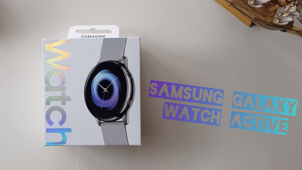 Samsung Galaxy Watch Active Unboxing [4K]