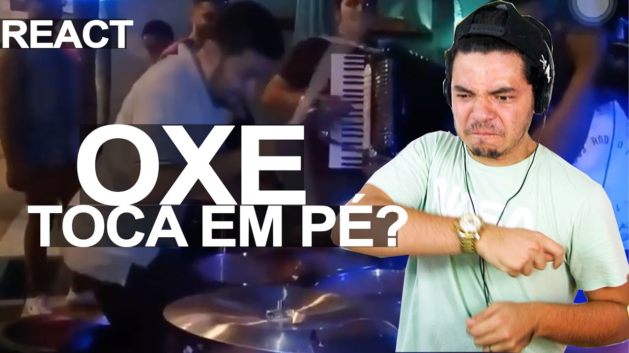 REAGINDO A VÍDEOS DE FAROFA BATERA | ELE TOCA EM PÉ ?