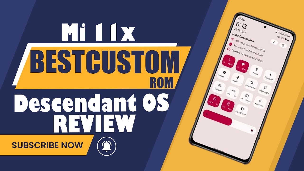 Mi 11x Amazing Custom Rom | Descendant Os Complete Review | Smooth & Superb Performance | POCO F3