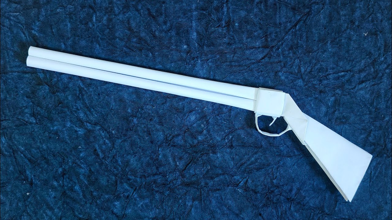 How to Make an Origami Paper Gun at Home |  Simple Paper Craft
