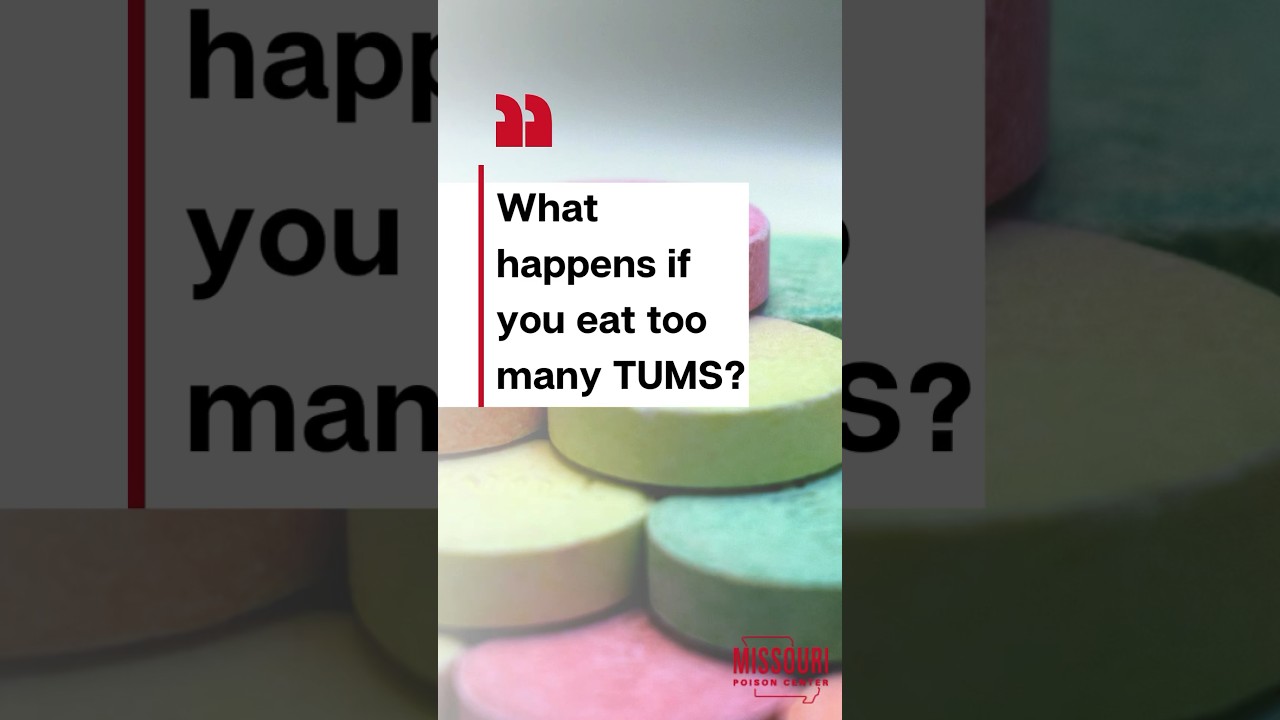 What happens if you eat too many TUMS? #tums #antacids #indigestion #heartburn