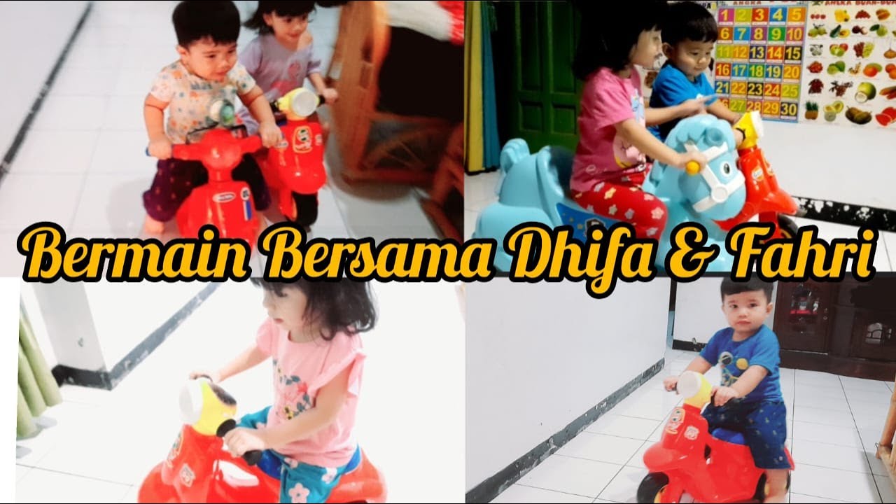 Serunya Bermain Motor Motoran bersama dhifa dan fahri