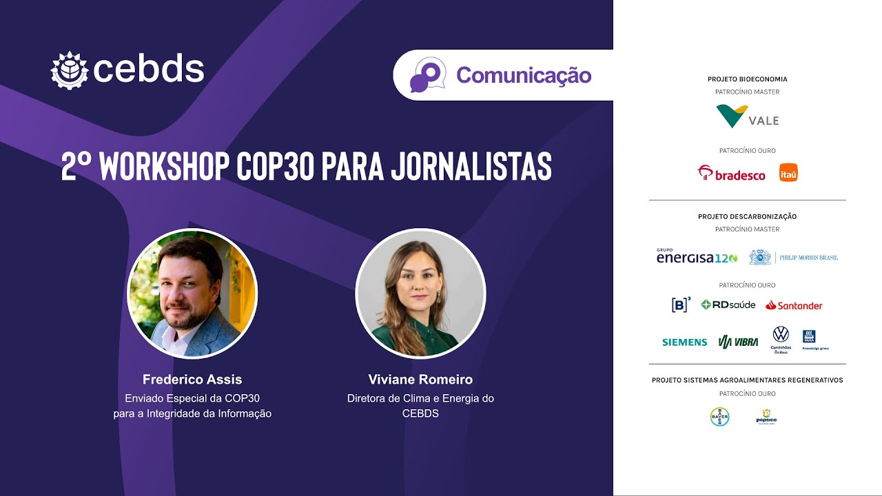 Como enfrentar a desinformação climática e comunicar a COP30? - 2º Workshop COP30 para Jornalistas