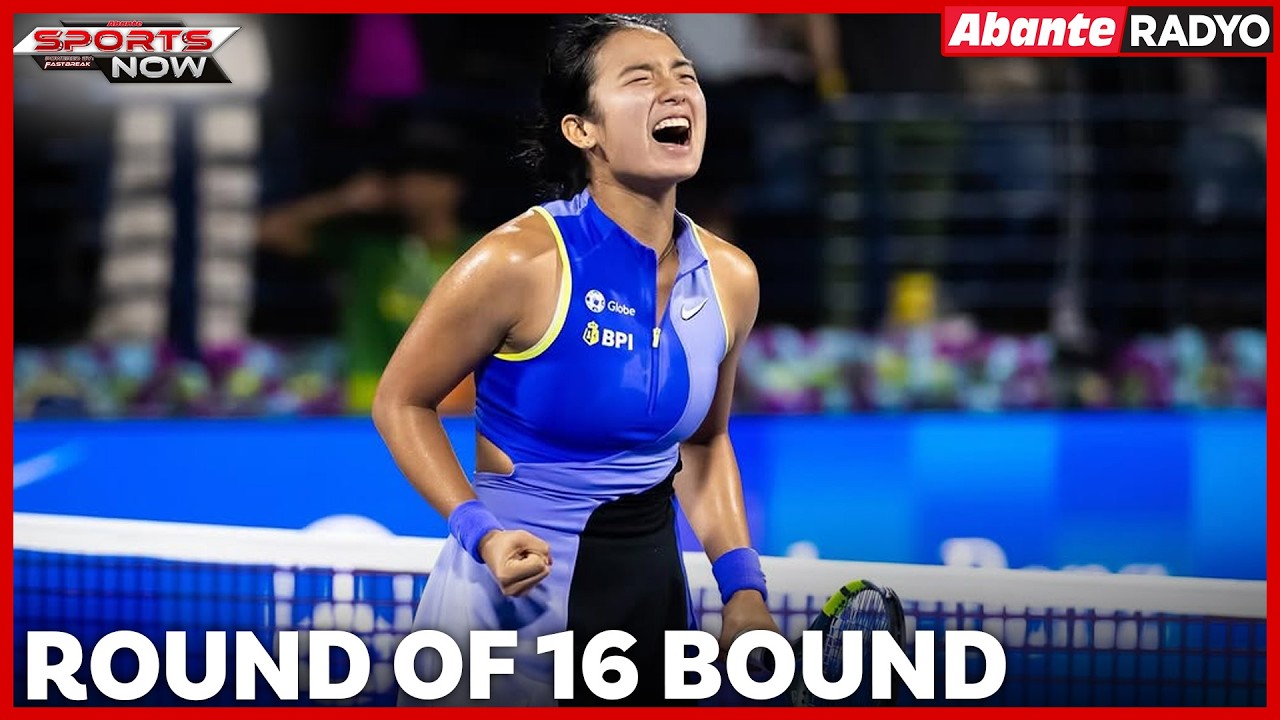 Alex Eala ginulat World No. 8 Jasmine Paolini | SPORTS NOW