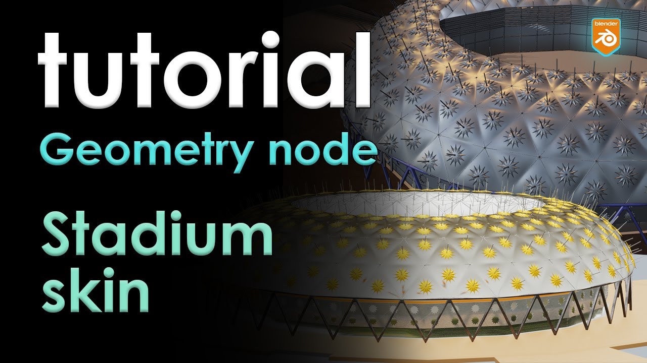 Stadium skin | Blender geometry node