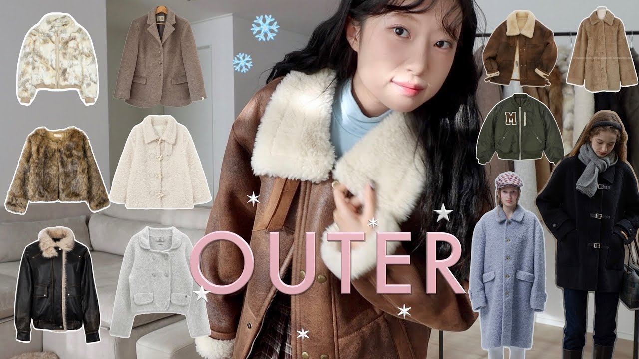 OUTER HAUL. 돌아온 아우터의 계절❄️🤎 11가지 퍼, 코트, 무스탕! 롱부터 하프, 크롭까지 기장도 다양하게~! (인터넷쇼핑몰, 디자이너브랜드,,)