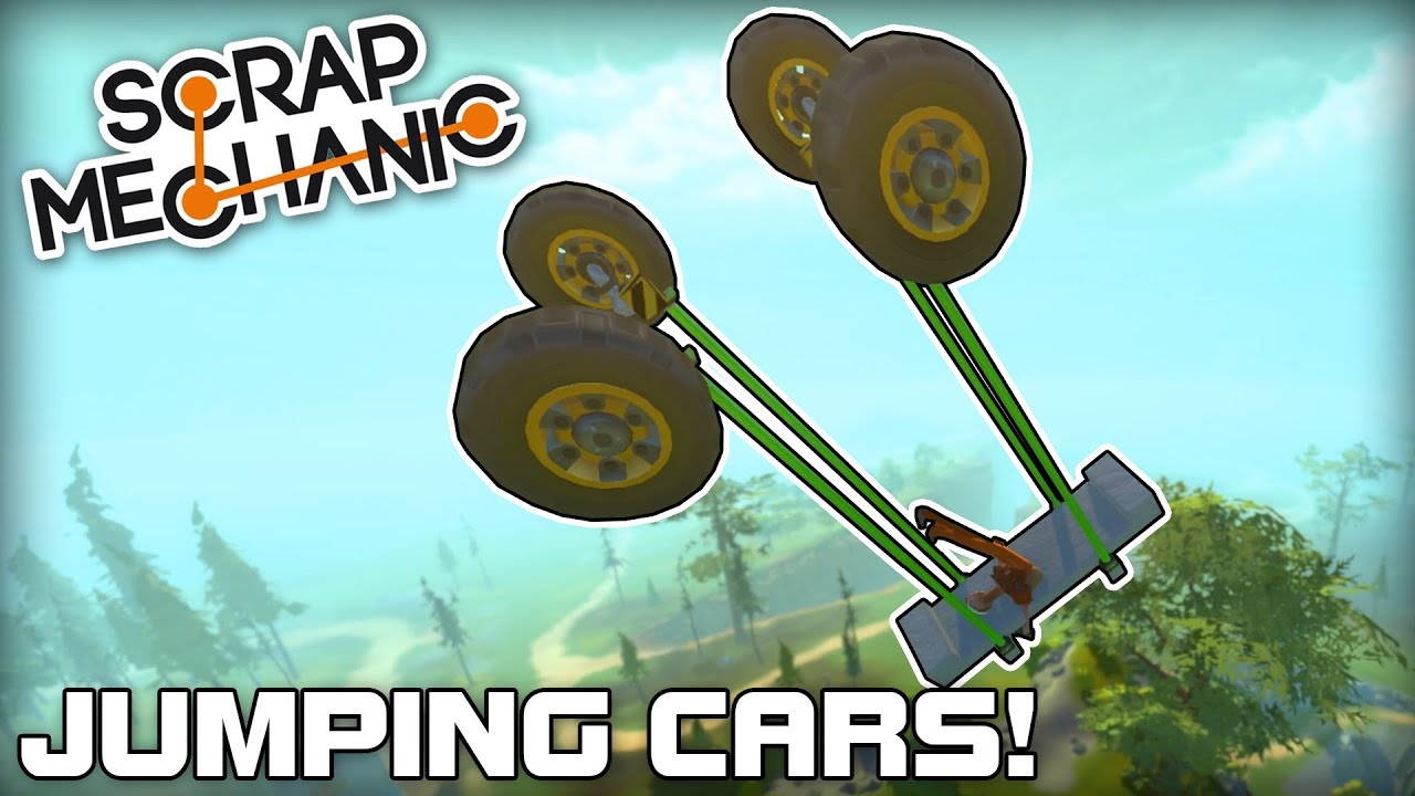 Jumping Cars! Bearing Glitch vs Piston Testing! (Scrap Mechanic #190)