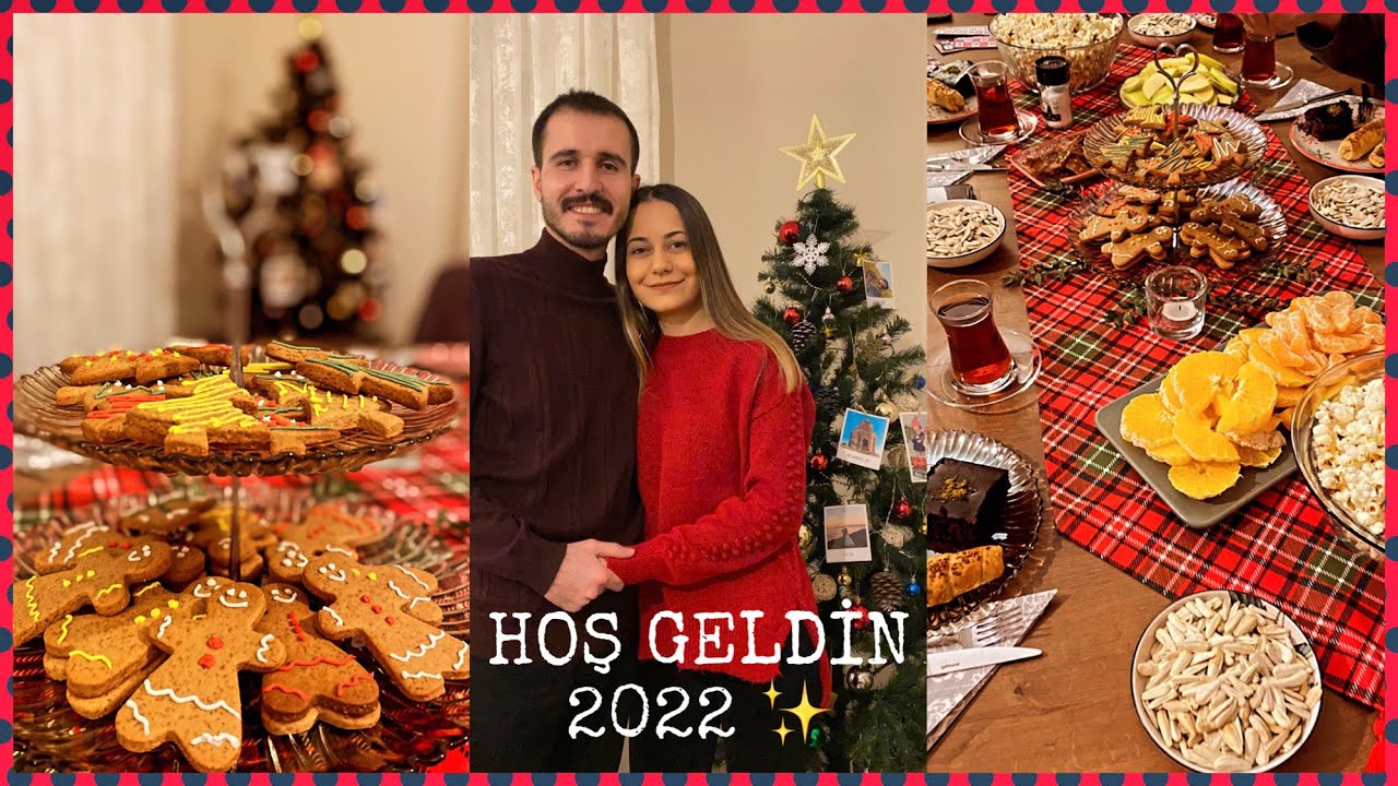 BOL GÜLMELİ YENİ YIL 💛 Yılbaşı Kurabiyeleri, Hazırlıklar, Hediyeler I 2022 ✨