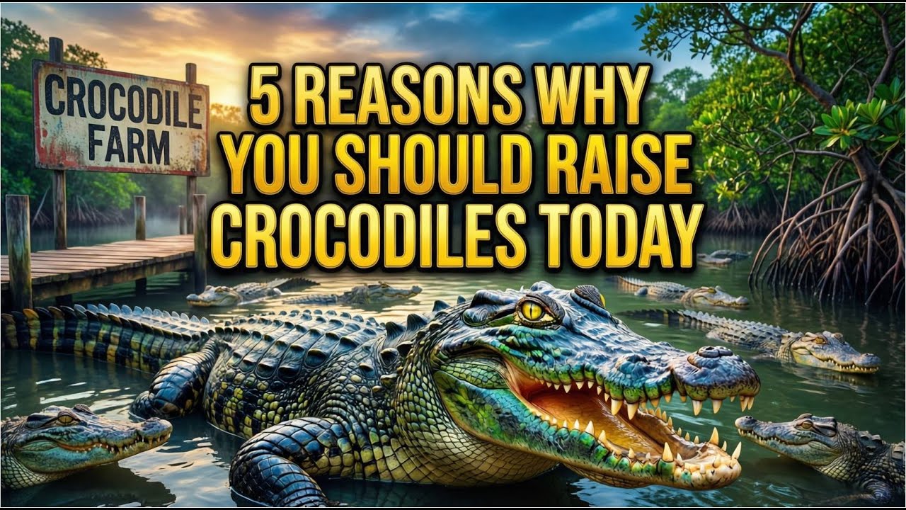5 Reasons Why You Should Raise Crocodiles Today