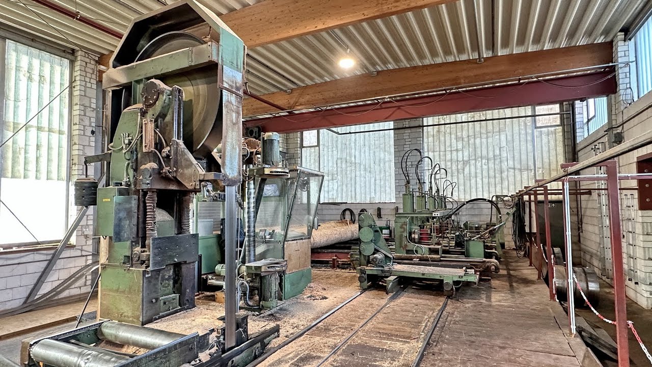 Diba Machinehandel l Brenta log bandsaw line Irpad-Bamat for exotic wood