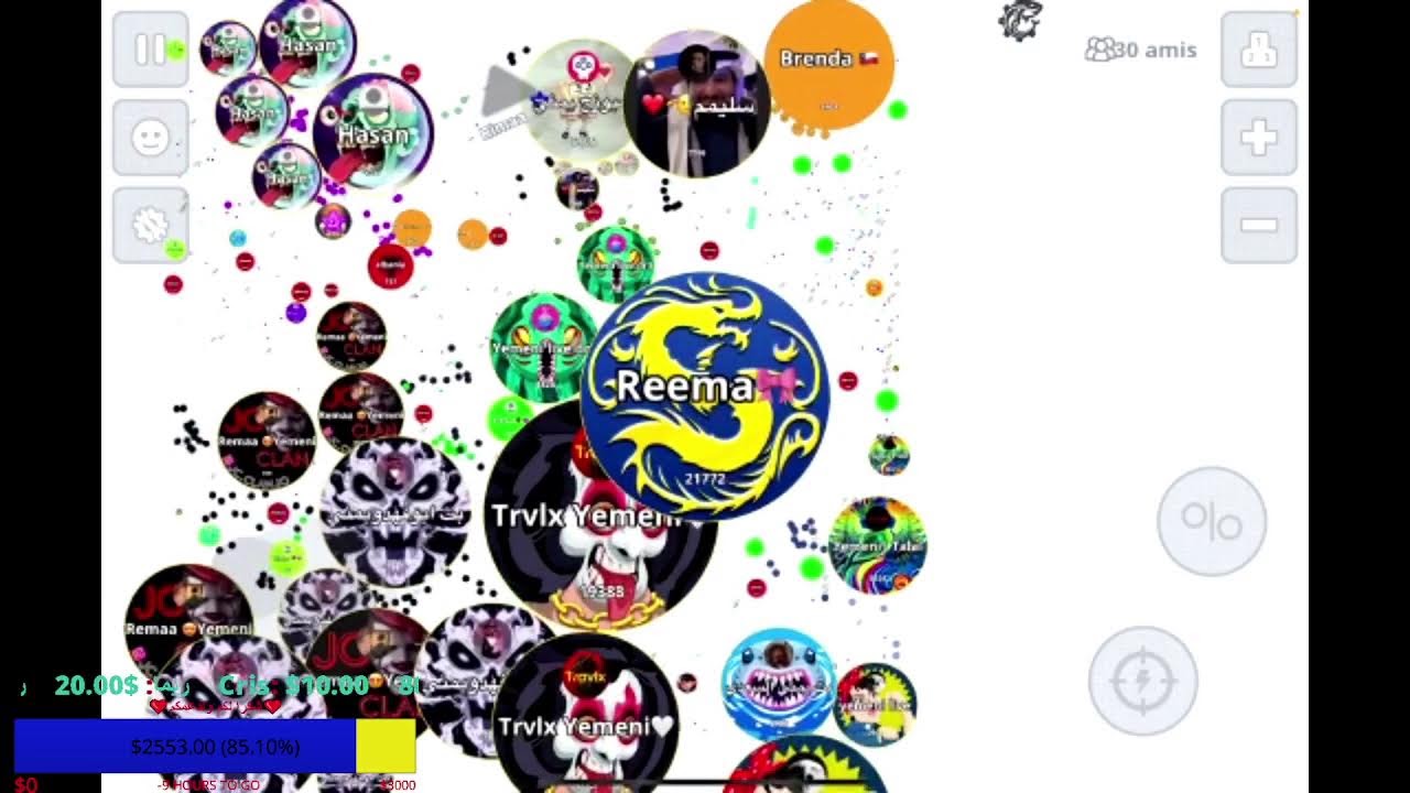 Yemeni Live agario 10k 🔥😍بث يمني اقاريو