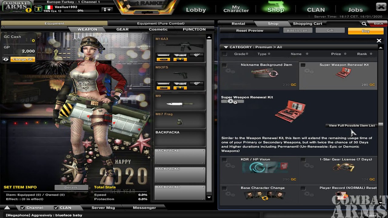 Combat arms EU Classic 2020