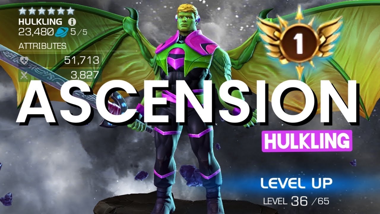 Hulkling R5 Ascension! Damage Comparison