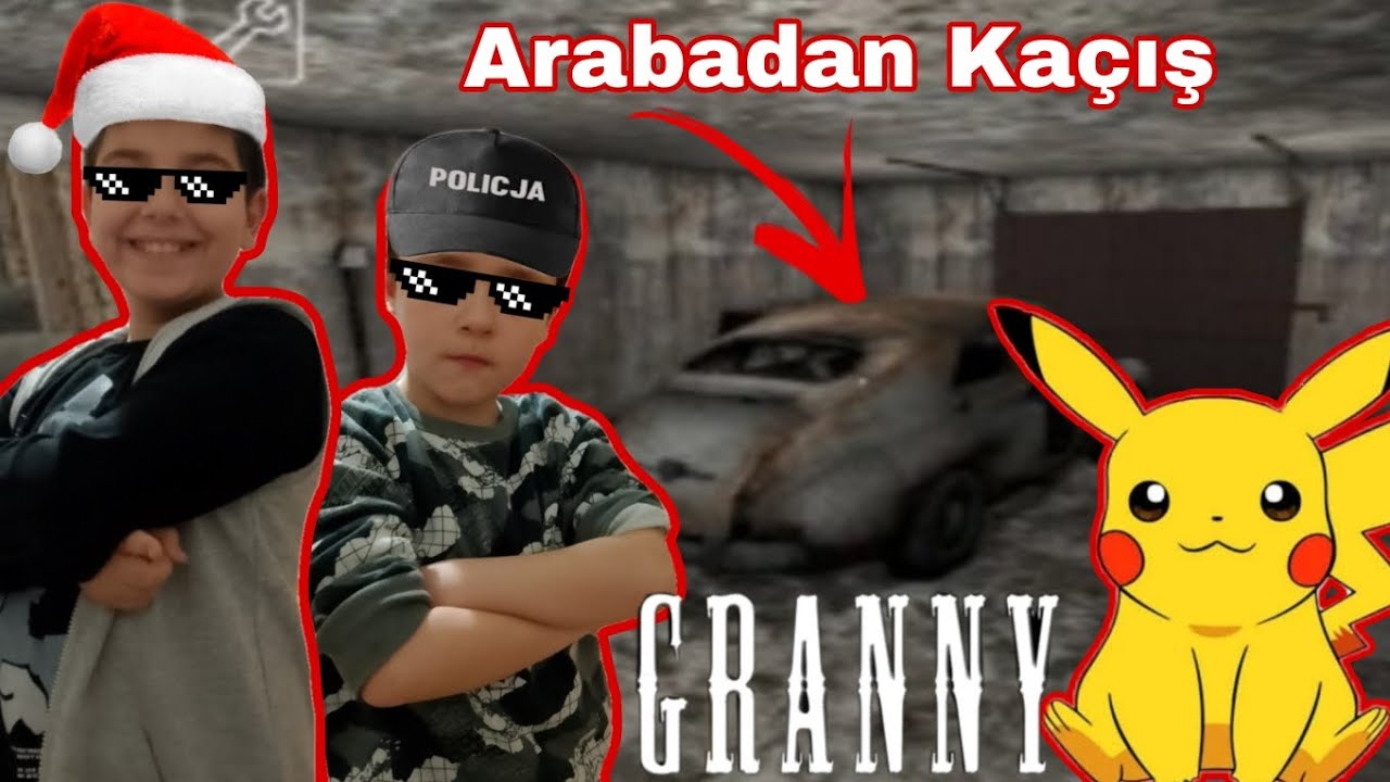 Granny Online 3 kuzenle arabadan kaçtık! 