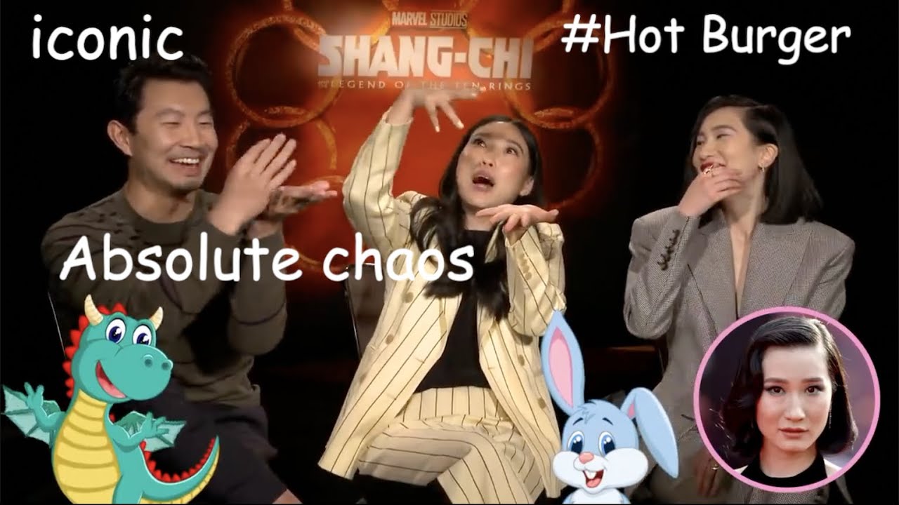 The Shang-Chi cast being chaotic icons