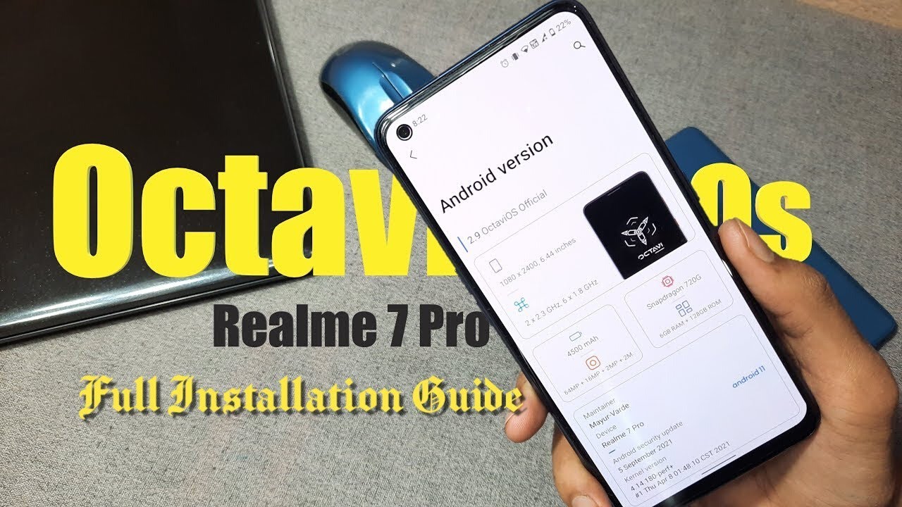 🔥🔥Octavi-Os for Realme 7 pro| full installation guide.How to install Octavi Os in Realme 7 Pro.