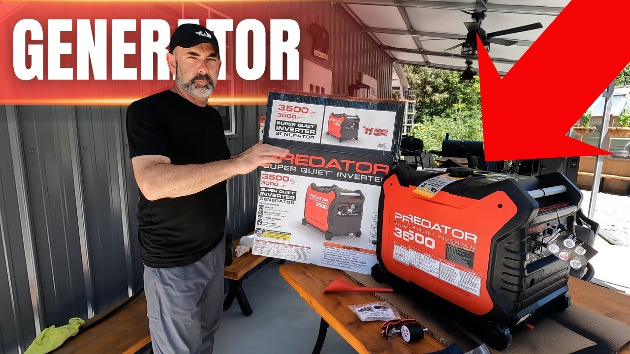 Настройка бесшумного генератора Predator мощностью 3500 Вт