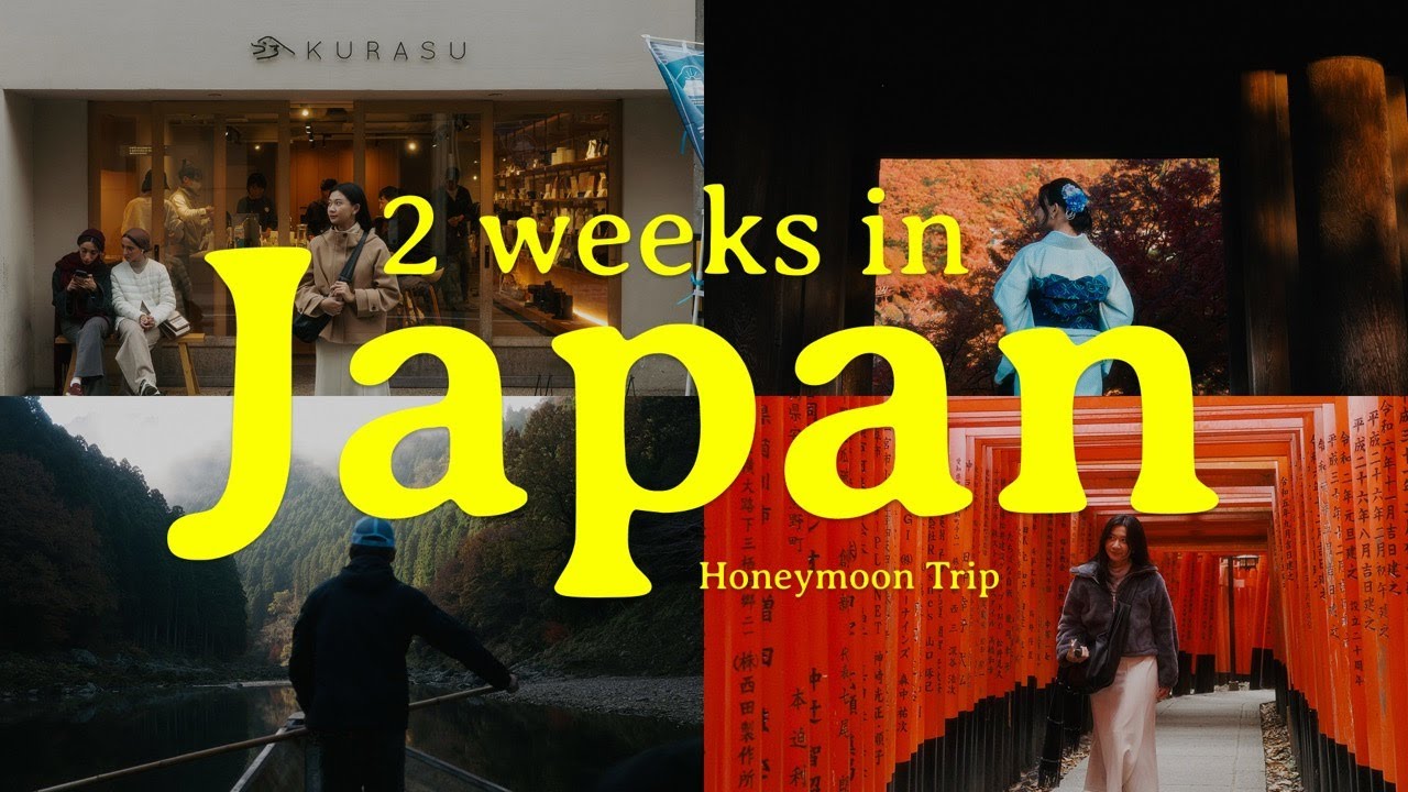 2 Weeks Honeymoon in Japan | Hozugawa Boat Ride, Hidden Temple in Kyoto, Kurasu & Arabica Kyoto