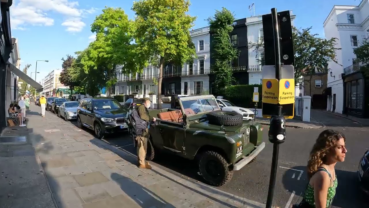 Westbourne Park, Westbourne Grove, Walking Tour around Notting Hill, London - 4K