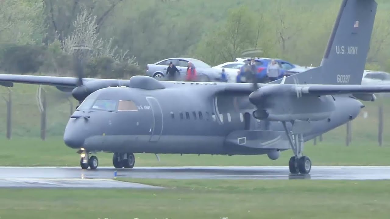 US Army Dash-8 60937 Prestwick Airport