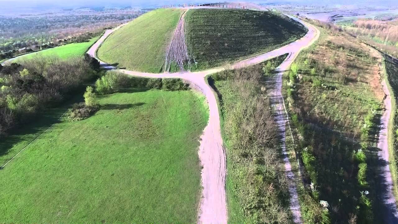 DJI Phantom 3 Advanced.Übungsflug über der Halde Haniel in Bottrop.