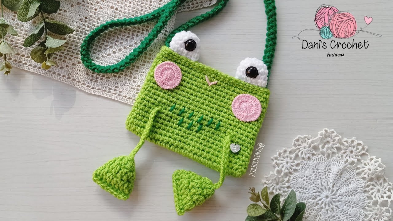 bolso de rana 🐸 KAWAII en TENDENCIA 💹 | versión facil | teje y vende muchos💰 | el obsequio ideal 🎁