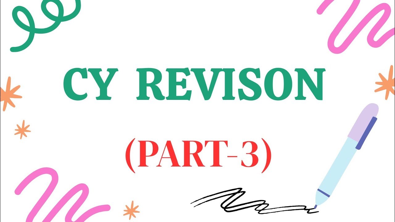 4th Semester Chemistry revision |Day 3