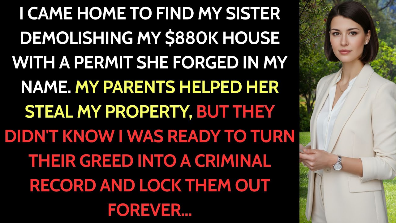 When I came home early from my business trip, the garage of my $880K house was being renovated.
