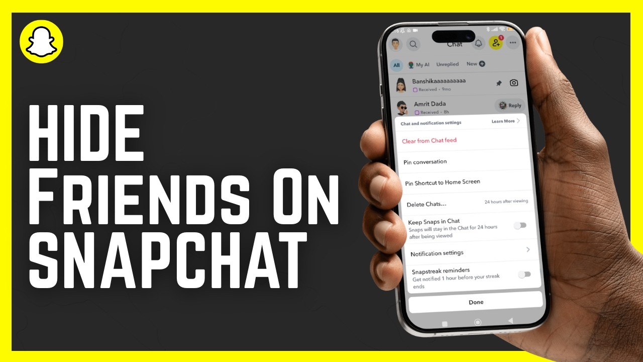 How To HIDE Friends On SNAPCHAT! (2026)