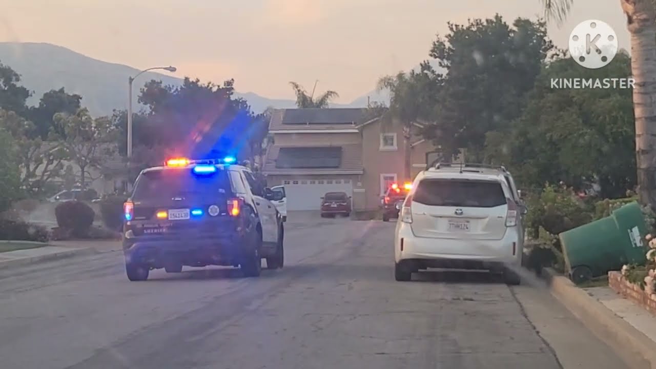 Wild Cop Chase from Glendora to LaVerne CA