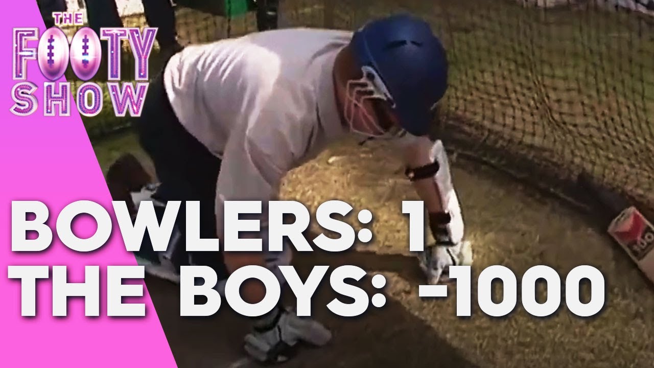 The boys face fast bowlers | Best of The Footy Show
