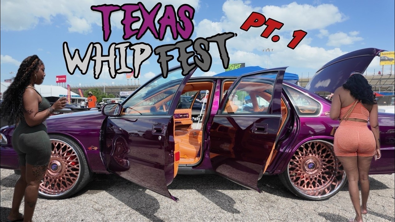 TEXAS WHIPFEST CARSHOW CUSTOM CARS TRUCKS DONKS OLD SCHOOL CHEVY LOWRIDERS PT.1 #fyp #car #explore