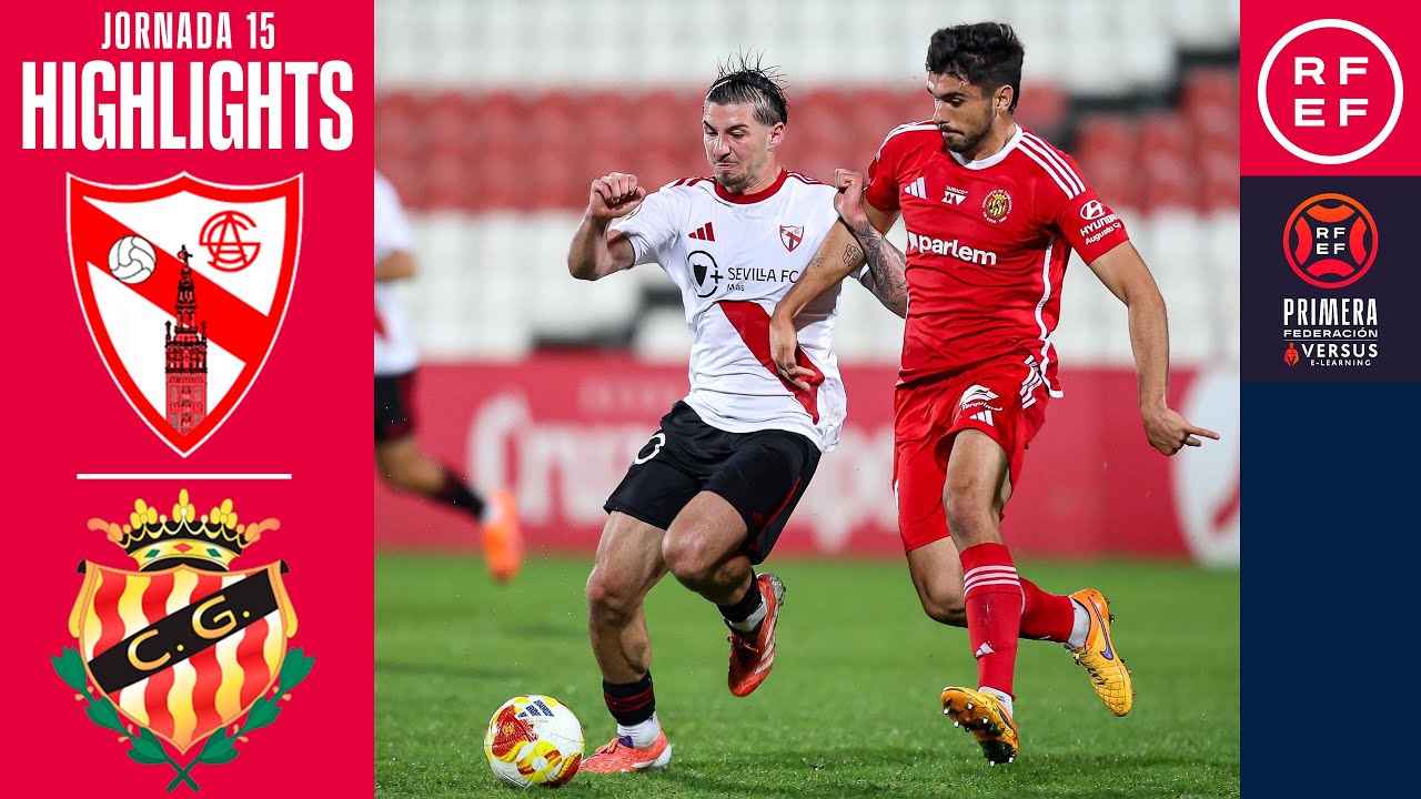 Resumen #PrimeraFederaci&oacute;n | Sevilla Atl&eacute;tico 1-2 Gimn&agrave;stic | Jornada 15 | Temporada 2025/2026
