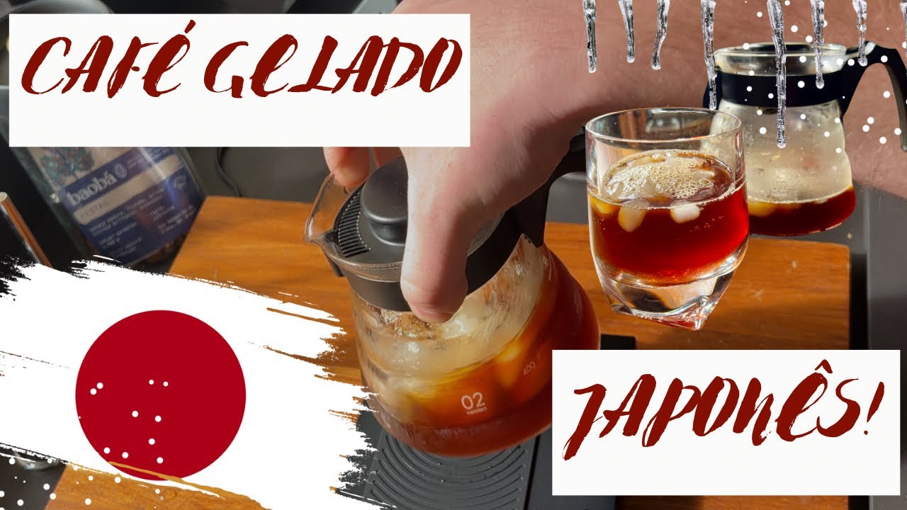 Como fazer Café Gelado Japonês - Receita universal  (Japanese Iced Coffee)