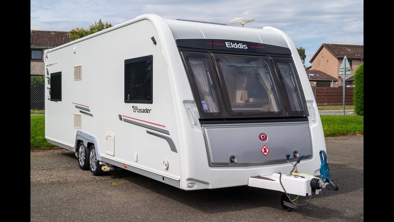 Newmachar Motors: 2014 Elddis Crusader Superstorm Twin Axle Touring Caravan FOR SALE. Aberdeenshire