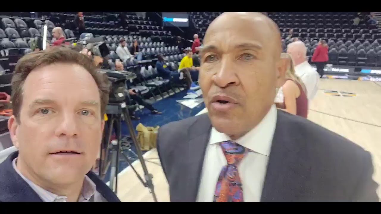 On the floor with Ron Boone and David Locke