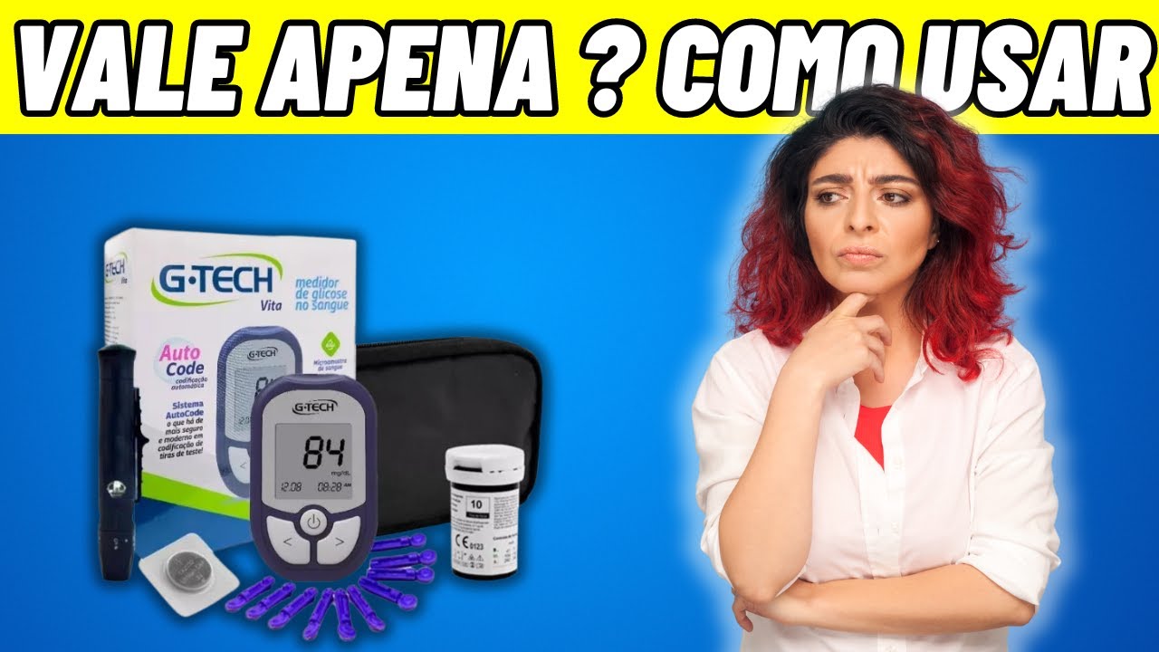 ✅ Medidor de Glicose G-Tech   ✅ G-Tech Vita como usar ?