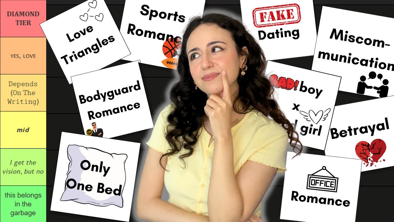 Writer Ranks Romance Book Tropes (BRUTALLY HONEST)