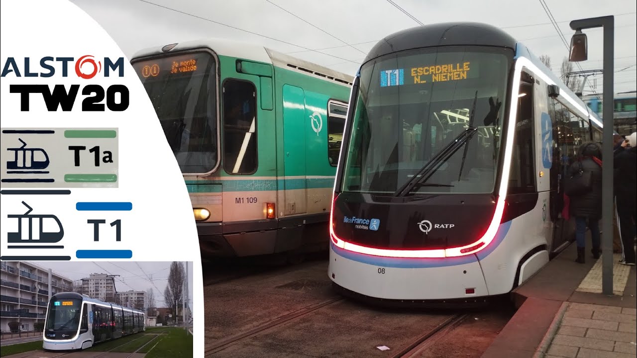 Nouvelle rame du tram T1 (Alstom TW20)