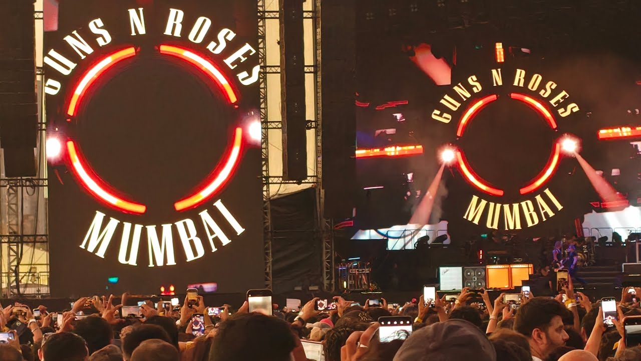 Guns N’ Roses Live in Mumbai 2025 | Full Concert | Mahalaxmi Race Course | 