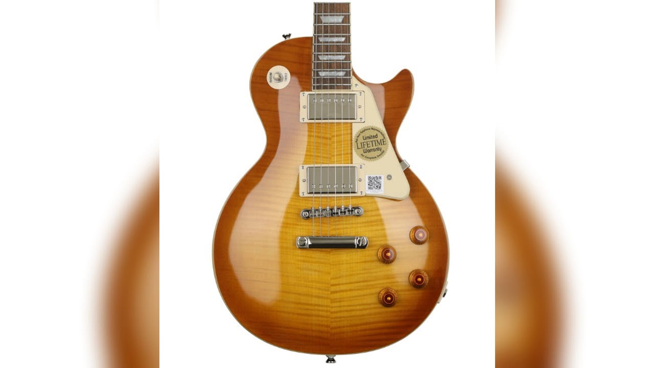 2009 Epiphone Standard Honey Burst Cleaning and Demo