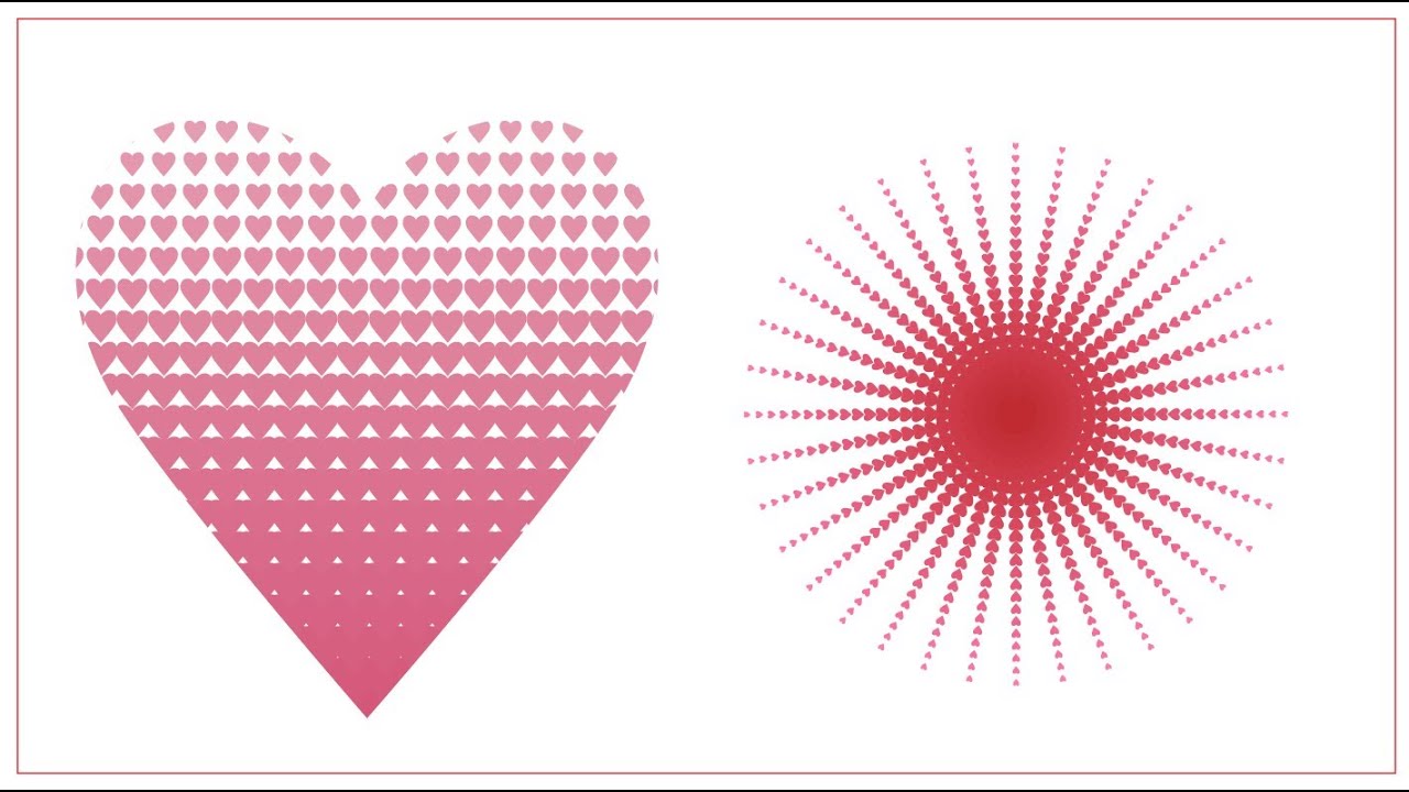 Creating Simple Halftone Heart Effects in Adobe Illustrator (Part 2)