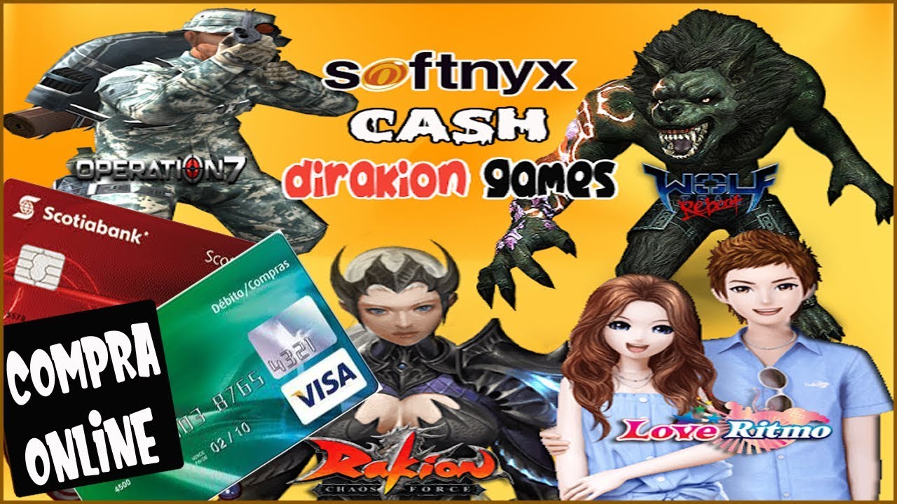 Como Comprar CASH SOFTNYX Online con Tarjeta de ahorros
