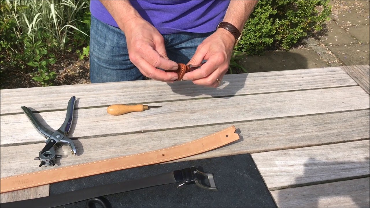How To Shorten Our Leather Belts