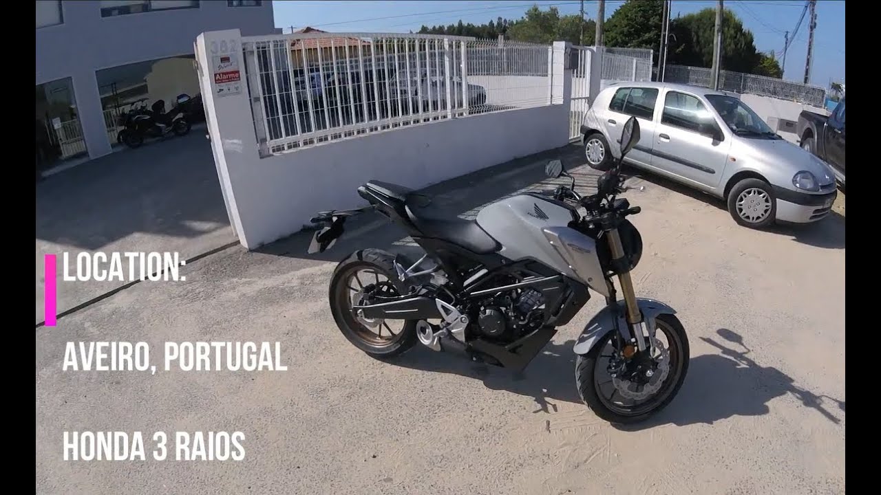Honda CB125R 2021 - Ride in Portugal 1 - From store to my home #MOTOVLOG