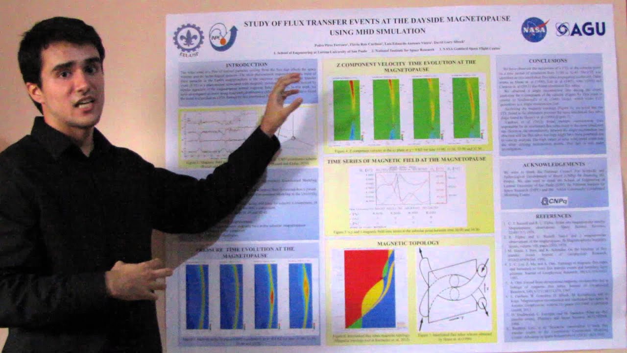 AGU Virtual Poster - Study of Flux Transfer Events at the Dayside Magnetopause using MHD simulation
